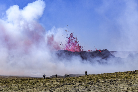 Ab Reykjavík: Fagradalsfjall-Vulkanwanderung & Blaue LaguneTour mit Hotelabholung