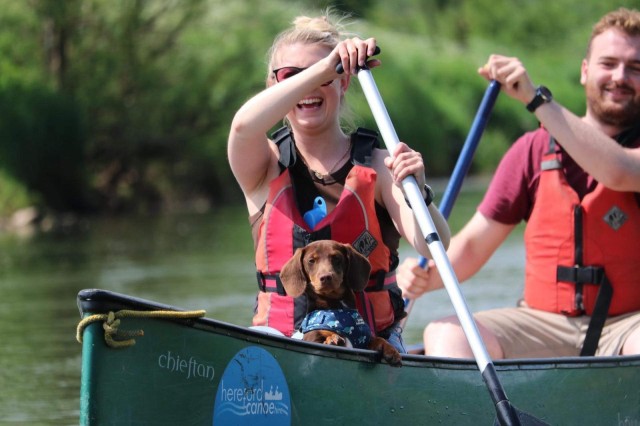Visit Herefordshire River Wye Half day unaccompanied canoe trip in Forest of Dean