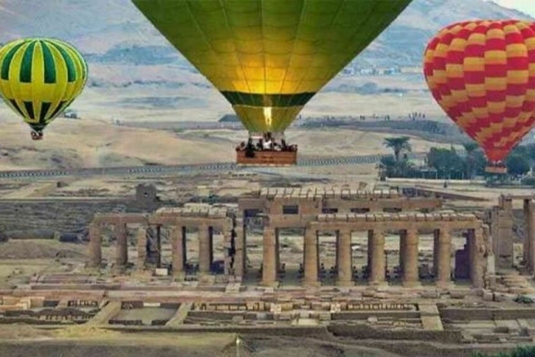 Ab Hurghada: 1 Nacht in Luxor, Heißluftballon, Transfer