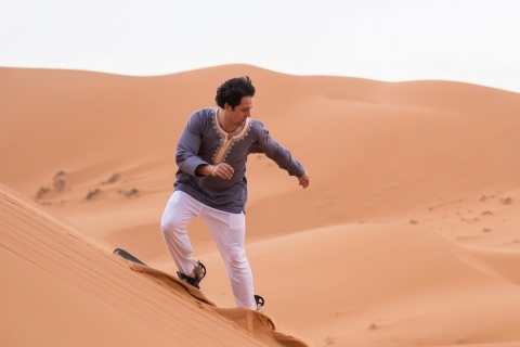 De Ouarzazate à Marrakech : Circuit de 3 jours dans le désert avec randonnée chamelièreCamp du désert standard