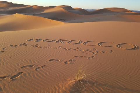 De Marrakech a Merzouga: Aventura de 3 días por el desierto (Recomendado)Tienda de campaña estándar para el desierto