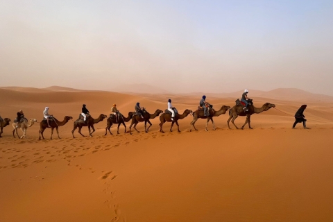 De Marrakech a Merzouga: Aventura de 3 días por el desierto (Recomendado)Tienda de campaña de lujo (recomendada)