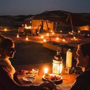 From Marrakesh: Agafay Desert Sunset, Camel Ride, and Dinner