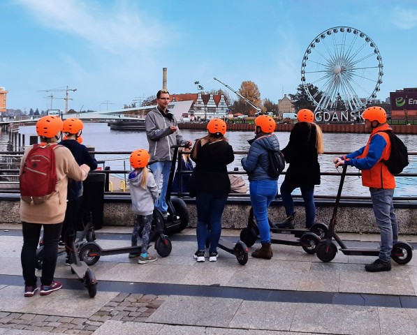 Visit Shipyard Solidarność Electric Scooter Guided Tour in Gdansk