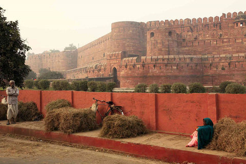 Agra : excursion d'une journée au Taj Mahal, au fort d'Agra et à Fatehpur SikriVisite avec voiture et guide uniquement