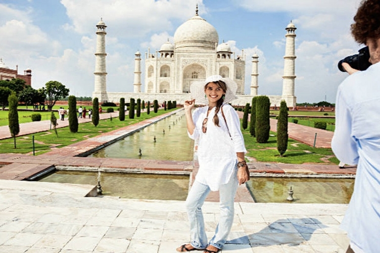 Agra : excursion d'une journée au Taj Mahal, au fort d'Agra et à Fatehpur SikriVisite avec voiture et guide uniquement