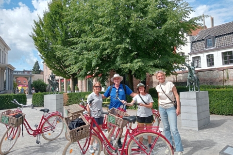 Brügge: Geführte Retro-Fahrradtour: Highlights und versteckte JuwelenBrügge: Geführte Fahrradtour durch die Stadt, Start in einer mittelalterlichen Burg