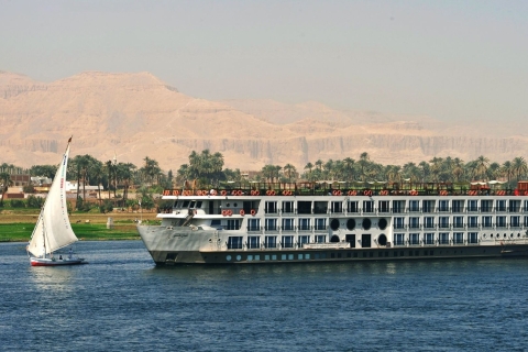 Luksor: 3-nocny rejs po Nilu z balonem na ogrzane powietrze
