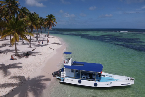 Desde Punta Cana: Saona, Canto de la Playa en grupo reducidoDesde Punta Cana: crucero por el Parque Nacional Cotubanama con almuerzo