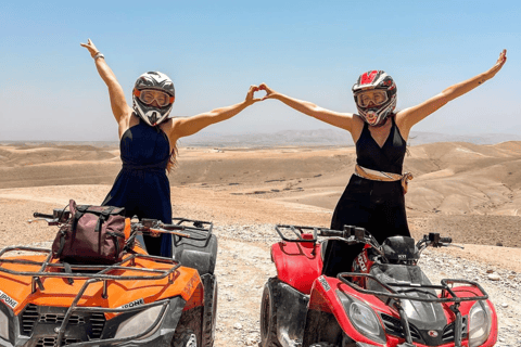 Deserto de Agafay: Quadriciclo, passeio de camelo e jantar com showDestaques do deserto de Agafay: Quad, camelo e jantar