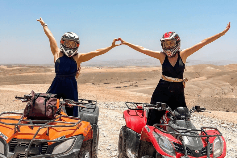 Lo mejor del desierto de Agafay: Quad, Camello y Cena