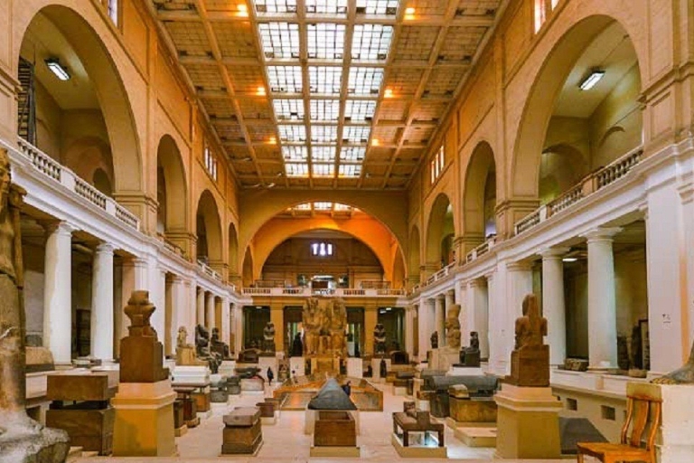 Kair: piramidy w Gizie, jednodniowa wycieczka do Muzeum Egipskiego, wielbłąd, lunch