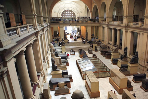 Le Caire : Pyramides de Gizeh, excursion au musée égyptien, chameau, déjeuner