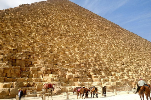 Le Caire : Pyramides de Gizeh, excursion au musée égyptien, chameau, déjeuner