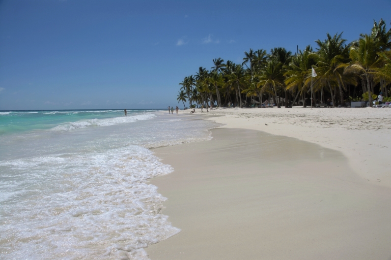 Desde Punta Cana: Saona, Canto de la Playa en grupo reducidoDesde Punta Cana: crucero por el Parque Nacional Cotubanama con almuerzo