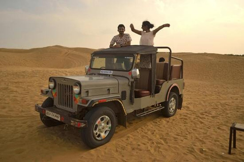 Safari à dos de chameau dans le désert, safari en jeep, repas à partir de Jodhpur