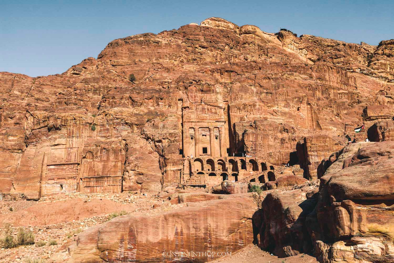 De Amã: Petra, Wadi Rum e Mar Morto - Tour particular de 3 diasTransporte e acomodação