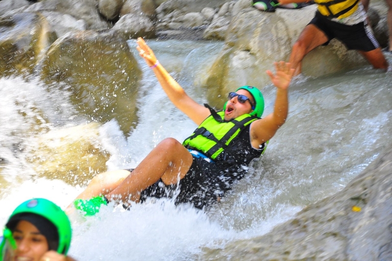 Antalya Köprülü Canyon: Canyoning Rafting Zıp mit MittagessenAntalya: Köprülü Canyon, Rafting Jeep Quad Zipline und Mittagessen
