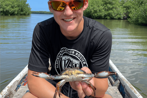 Esperienza di pesca, pesca di granchi e birdwatching a Cartagena + pranzo