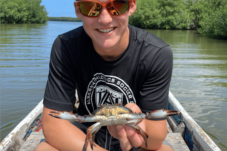 Experiência de pesca, pesca de caranguejo e observação de pássaros em Cartagena + almoço