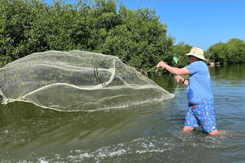 Esperienza di pesca, pesca di granchi e birdwatching a Cartagena + pranzo