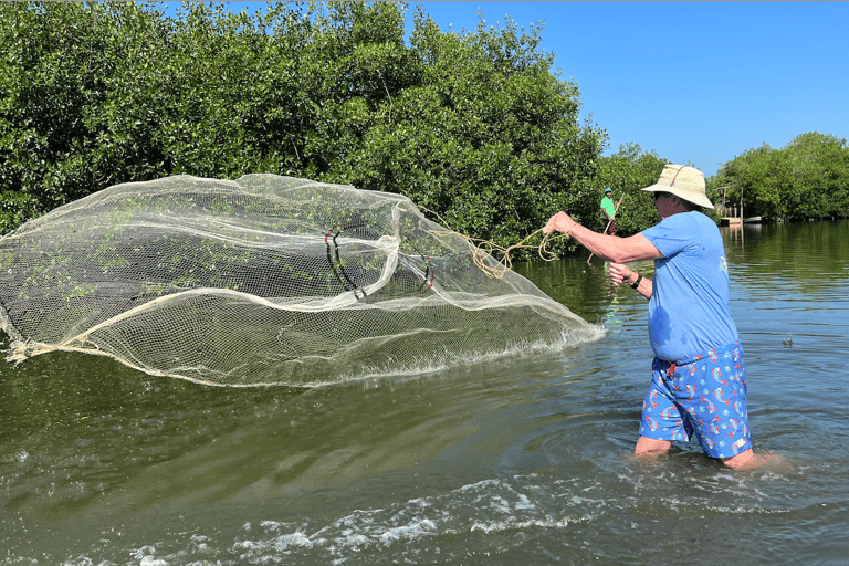 Esperienza di pesca, pesca di granchi e birdwatching a Cartagena + pranzo