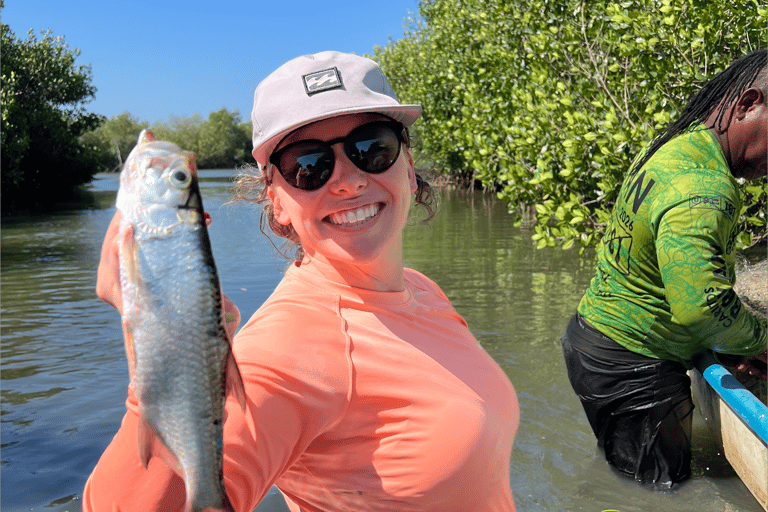 Experiência de pesca, pesca de caranguejo e observação de pássaros em Cartagena + almoço