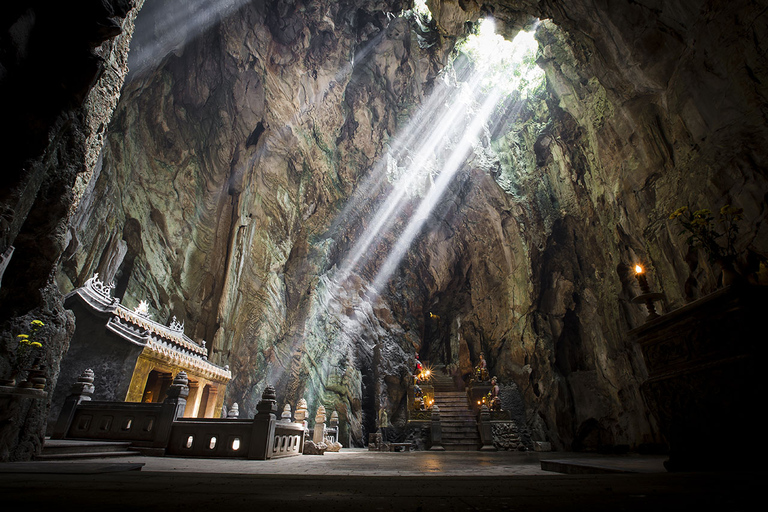 Hoi An To Hue by private car via Hai Van Pass, Golden Bridge