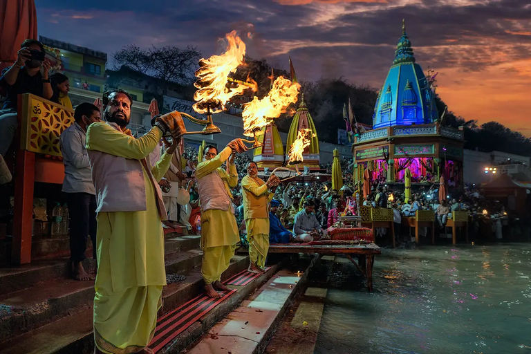 Från Delhi: Dagsutflykt till Rishikesh och Haridwar