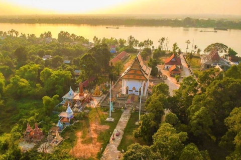 Visita a la ciudad de Phnom Penh y excursión privada de un día a la Isla de la Seda de Koh Dach