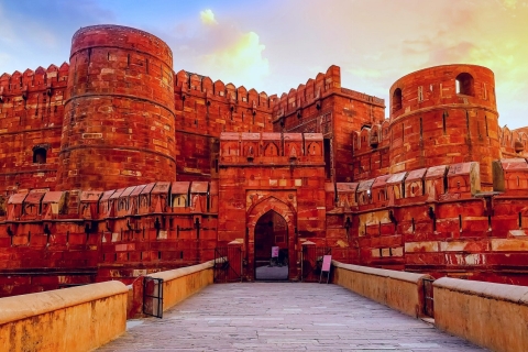 Agra: Agra Fort i Taj Mahal Wycieczka lokalnaWycieczka tylko samochodem i przewodnikiem