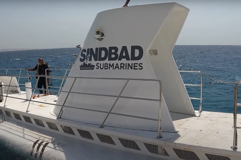 Z zatoki Makadi: wycieczka łodzią podwodną Sindbad z transferami w obie strony