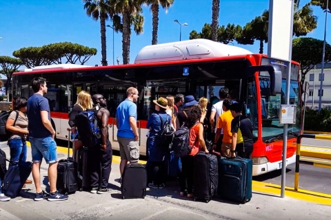 Neapel Flughafen: Bustransfer zum/vom Stadtzentrum NeapelsEinfach von Neapel Stadtzentrum nach Neapel Flughafen