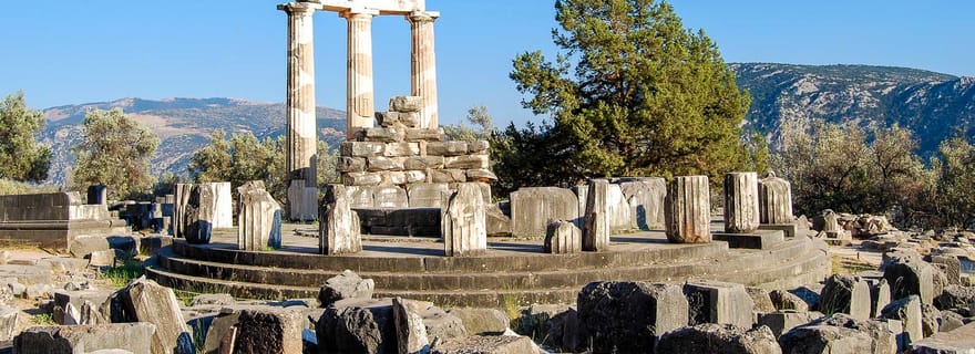 Visite autoguidée de Delphes avec modèles 3D et audio (billet non inclus)