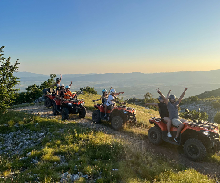 Depuis Split : Tour d'adrénaline en quad ATV