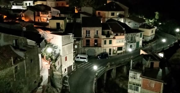 Sicily unknown in off -road vehicle near Taormina