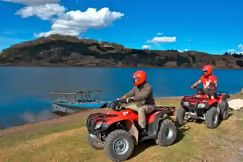 Depuis Cusco : Excursion en quad au lac Piuray et au lac Huaypo