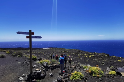 La Palma: South volcanoes guided hike with refreshment Pickup in Fuencaliente