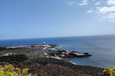 La Palma: South volcanoes guided hike with refreshment Pickup in Los Llanos de Aridane