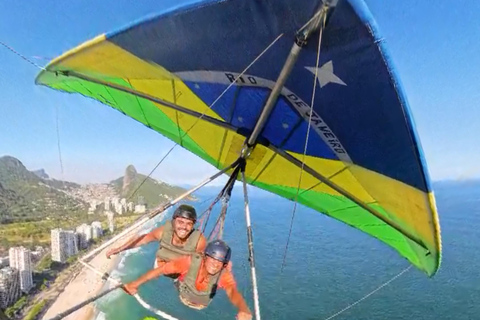 Hang gliding flight in Rio de Janeiro