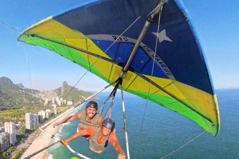 Hang gliding flight in Rio de Janeiro
