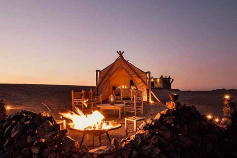 Marrakech: jantar no deserto de Agafay com música e show de fogo