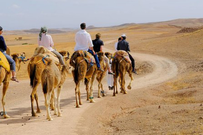 Marrakech: Middag i Agafayöknen med musik och eldshow