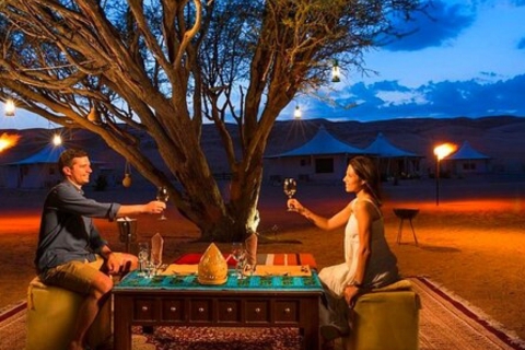 Marrakech: Agafay Desert Dinner with Music & Fire Show