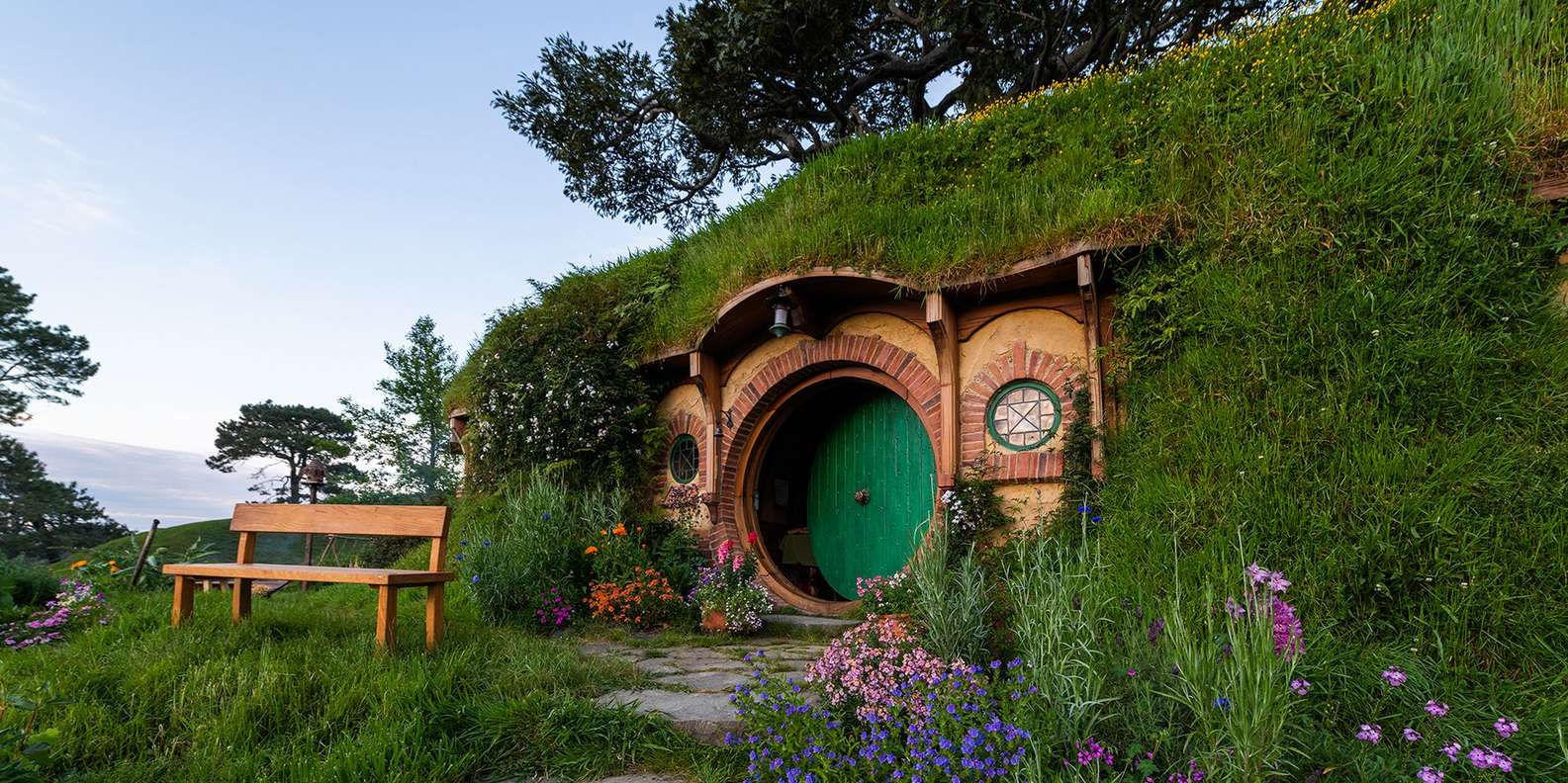 From Matamata: Guided Hobbiton Experience with Bus Transfers
