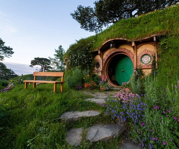 Depuis Matamata : visite guidée de Hobbiton avec transferts en bus