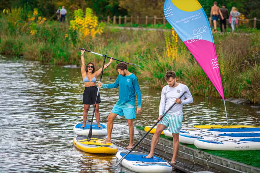 Prag: Paddleboard-Verleih. Foto: GetYourGuide Prag: Paddleboard-Verleih. Foto: GetYourGuide