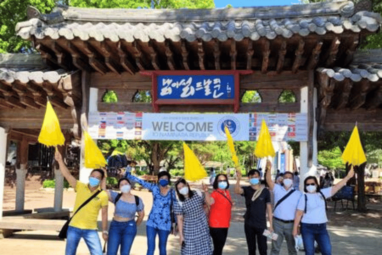 Vanuit Seoul: Nami eiland, Koreaanse tuin & spoorfiets dagtrip