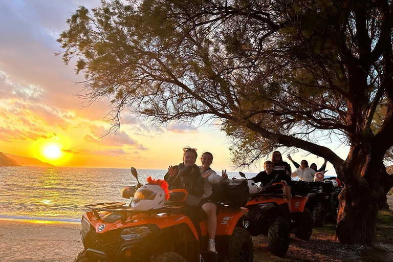 Crete: Sunset Quad Safari to Discover Authentic BacklandAgia Pelagia: Sunset Quad Trip with Local Products Tasting