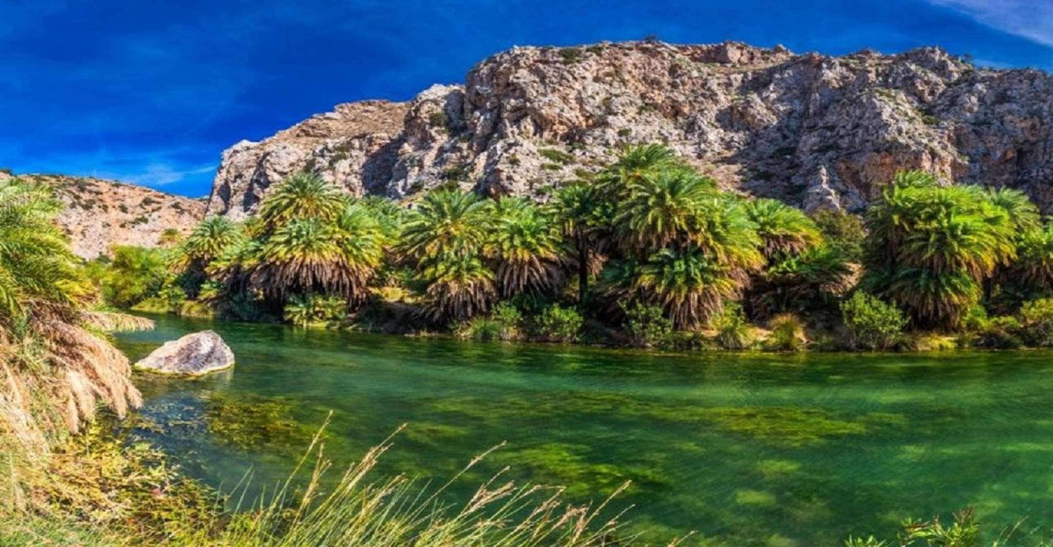 De Rethymno, excursión de un día a Preveli Palm Beach-Kourtaliotiko - Hizvo